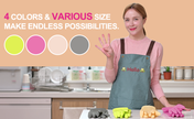 Mamison reusable household latex gloves available in 4 colors and various sizes. Durable, powder-free dishwashing gloves for kitchen and cleaning tasks.